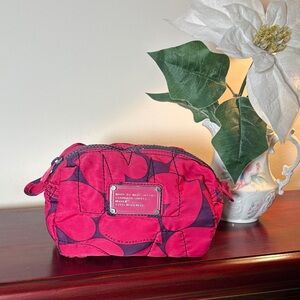 Marc Jacobs Pink and Purple  Cosmetic Bag